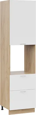 

Шкаф-пенал кухонный, Габриэлла 1П6Я2 с одной дверью и двумя ящиками