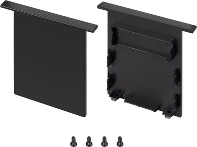 

Заглушка для профиля, SL-LINIA52-3L-F-LOW BLACK глухая / 044706