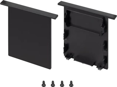 

Заглушка для профиля, SL-LINIA52-3L-F-MIDDLE BLACK глухая / 044708