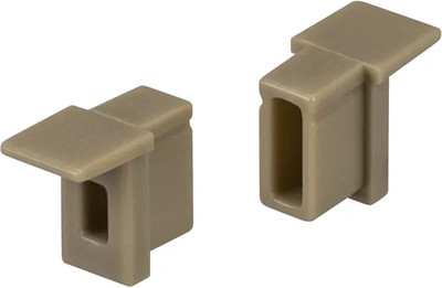 

Заглушка для профиля, SL-MINI-6-H9 OLIVE GREY c отверстием / 038376