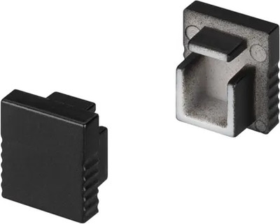 

Заглушка для профиля, SL-MINI-8 BLACK глухая / 030517