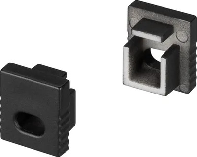 Заглушка для профиля Arlight SL-MINI-8 BLACK с отверстием / 030518 -