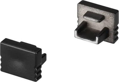 

Заглушка для профиля, SL-MINI-8-H6 BLACK глухая / 030523