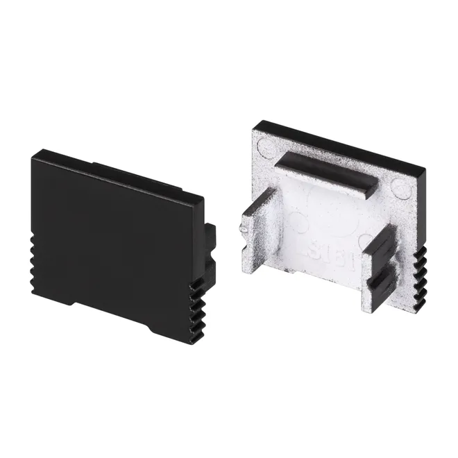 Заглушка для профиля Arlight SL-SLIM-H13M BLACK глухая / 034001