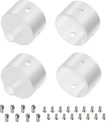 

Заглушка для профиля, WPH-FLEX-D22-360deg WHITE ALU с отверстием / 049941