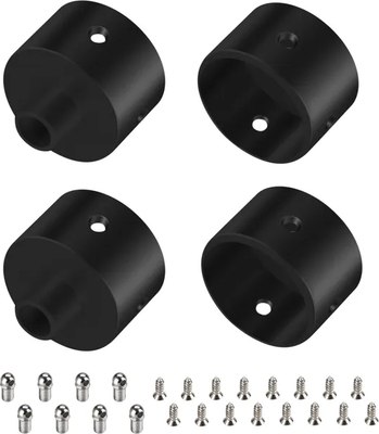 

Заглушка для профиля, WPH-FLEX-D22-360deg BLACK ALU с отверстием / 049940