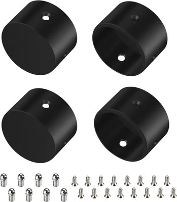 

Заглушка для профиля, WPH-FLEX-D22-360deg BLACK ALU глухая / 049938