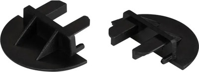 Заглушка для профиля Arlight MIC-FS-R глухая / 047222 (черный) - 