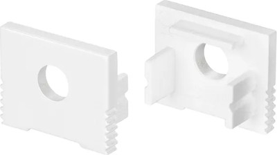 

Заглушка для профиля, SL-SLIM-H13M WHITE с отверстием / 037538