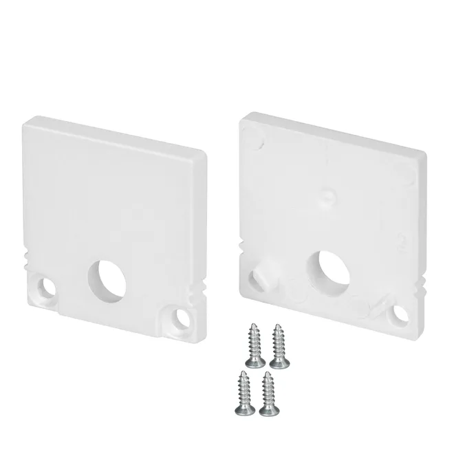 Заглушка для профиля Arlight SL-SLIM20-H20 WHITE с отверстием / 047634