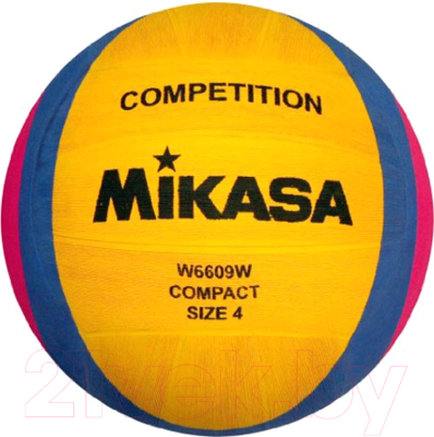Мяч для водного поло Mikasa W6609W (желтый/синий/розовый)