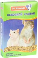 Корм для грызунов Dr.Hvostoff Основной рацион для крыс, мышей и песчанок (600мл) - 