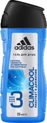 Гель для душа Adidas Body-Hair-Face Climacool (250мл)