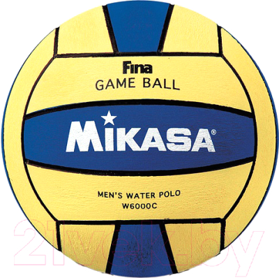 Мяч для водного поло Mikasa W6000C (желтый/синий)