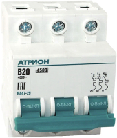 Выключатель автоматический Атрион VA4729-3-20B - 