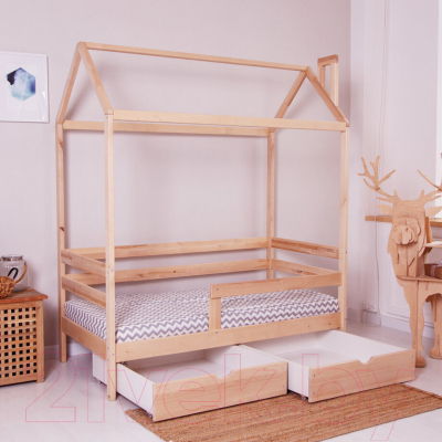 Стилизованная кровать детская Incanto DreamHome (натуральный)