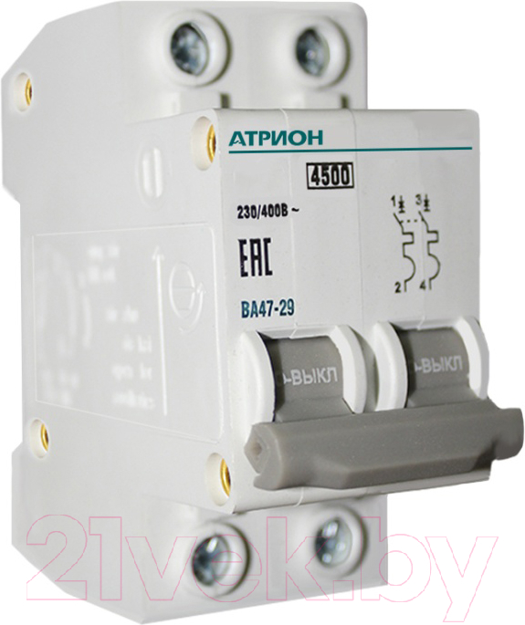 Выключатель автоматический Атрион VA4729-2-63C