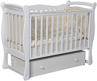 Детская кроватка Антел Julia-1 (белый) - 