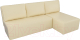 Миниатюра изображения товара Диван угловой Mio Tesoro Берген 179 правый (экокожа, бежевый)