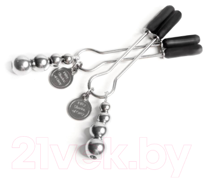 Тиски для сосков Fifty Shades of Grey Adjustable Nipple Clamps 17742 / FS-40186