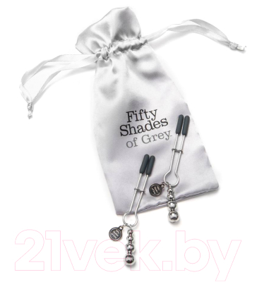 Тиски для сосков Fifty Shades of Grey Adjustable Nipple Clamps 17742 / FS-40186