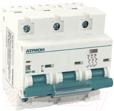 

Выключатель автоматический Атрион, VA47100-3-100C