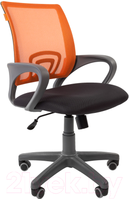 Кресло офисное Chairman 696 (TW-12/TW-66 серый/оранжевый)