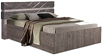 Двуспальная кровать Мебель-КМК 1600 Монако 1 0673.3 (сосна натуральная/дуб шато) - 