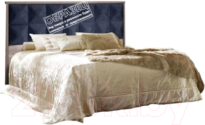 Двуспальная кровать Мебель-КМК 1600 Монако 2 0673.4 (сосна натуральная/дуб шато)