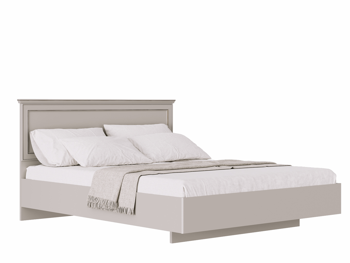 Двуспальная кровать Black Red White Florencia LOZ160х200 Д (персидский жемчуг)