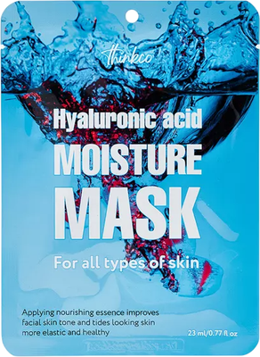 Маска для лица тканевая Thinkco Hyaluronic Acid Moisture Mask (23мл) - 