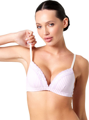 Бюстгальтер Mark Formelle 512336 (р.75B, сиреневая полоска) -