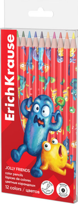 

Набор цветных карандашей, Jolly Friends / 62931