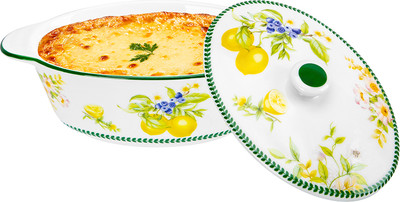 Кокотница Elan Gallery Лимоны / 420717 (New Bone China) - 