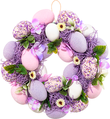 Декор настенный Elan Gallery Венок Фиолетовое наслаждение / 450176 - 