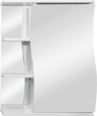 

Шкаф с зеркалом для ванной, Стиль Волна 60 / 470573