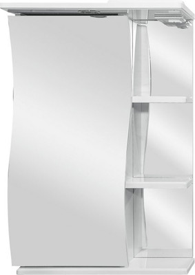 

Шкаф с зеркалом для ванной, Стиль Волна 50 / 470562