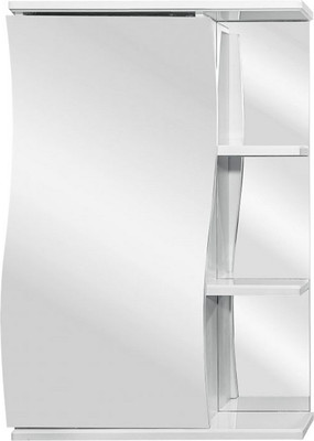 

Шкаф с зеркалом для ванной, Стиль Волна 50 / 470568