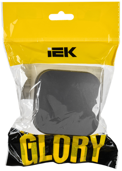 Выключатель IEK Glory EVH10-K46M-10 (сталь матовый) — фото 5