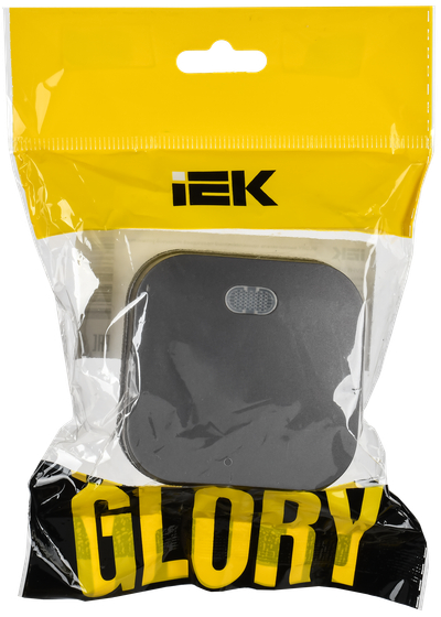 Выключатель IEK Glory EVH11-K46M-10 (сталь матовый) — фото 5
