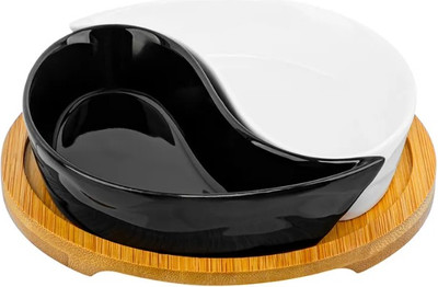 Блюдце для оливок Elan Gallery Инь-Янь Айсберг волны / 540944 - 