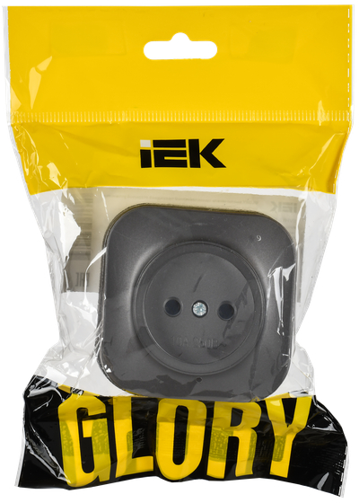 Розетка IEK Glory ERH10-K46M-10 (сталь матовый) — фото 5