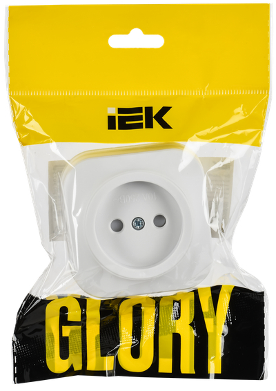 Розетка IEK Glory ERH13-K01M-10 (белый матовый) — фото 5