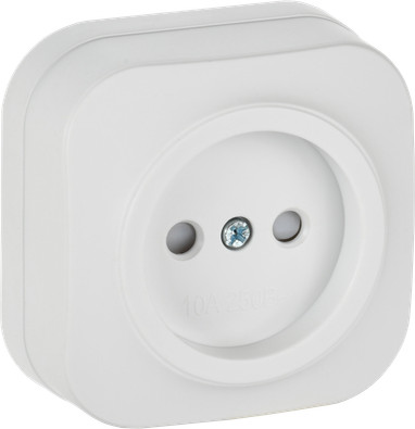 Розетка IEK Glory ERH13-K01M-10 (белый матовый) - 