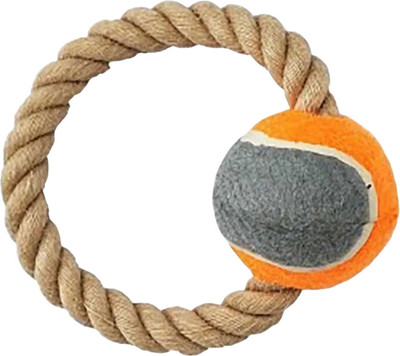 

Игрушка для собак, Грейфер джутовый кольцо с мячом / ГР898