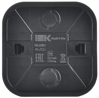 Розетка IEK Glory ERH13-K46M-10 (сталь матовый) — фото 4