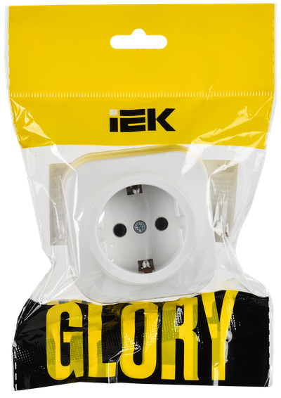 Розетка IEK Glory ERH11-K01M-16 (белый матовый) — фото 5