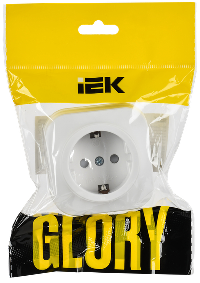 Розетка IEK Glory ERH14-K01M-16 (белый матовый) — фото 5