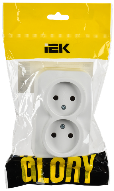 Розетка IEK Glory ERH20-K01M-10 (белый матовый) — фото 6