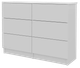 Комод Горизонт Мебель Нео 1050 6 ящиков (белый) - 